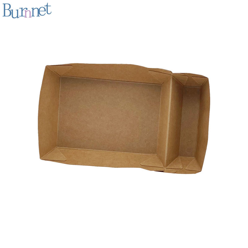 Anti-Oil Natural Food Grade Disposable Paper Takeaway Food Box