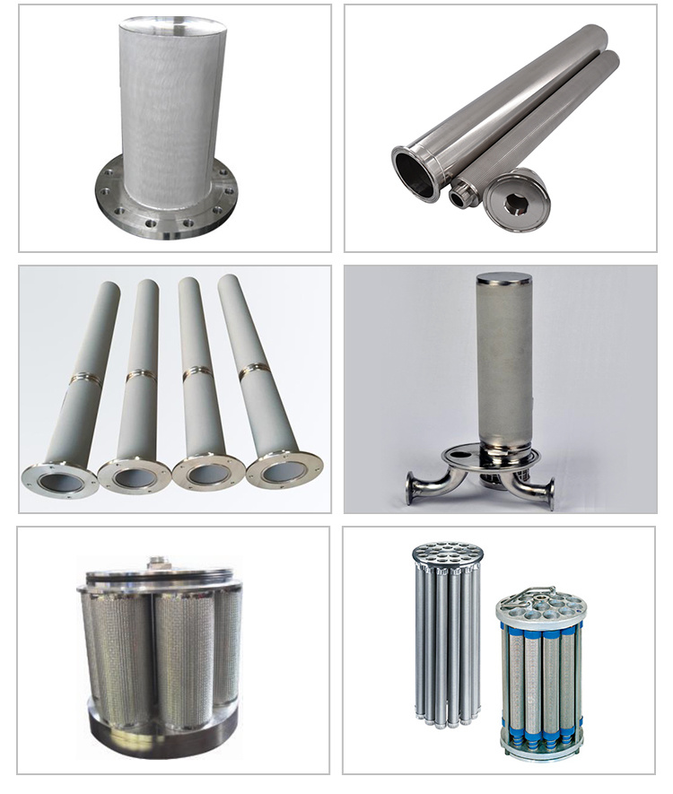 10 Micron Sintered Stainless Steel Wire Mesh Filter Tube