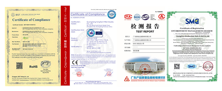 Customized for Vaccume Cleaner Air Filter HEPA Filter Paper Frame Mini Pleat