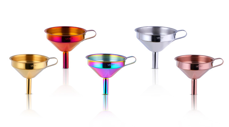 All Size Stainless Steel Funnel Kitchen Funnel Flask Funnel