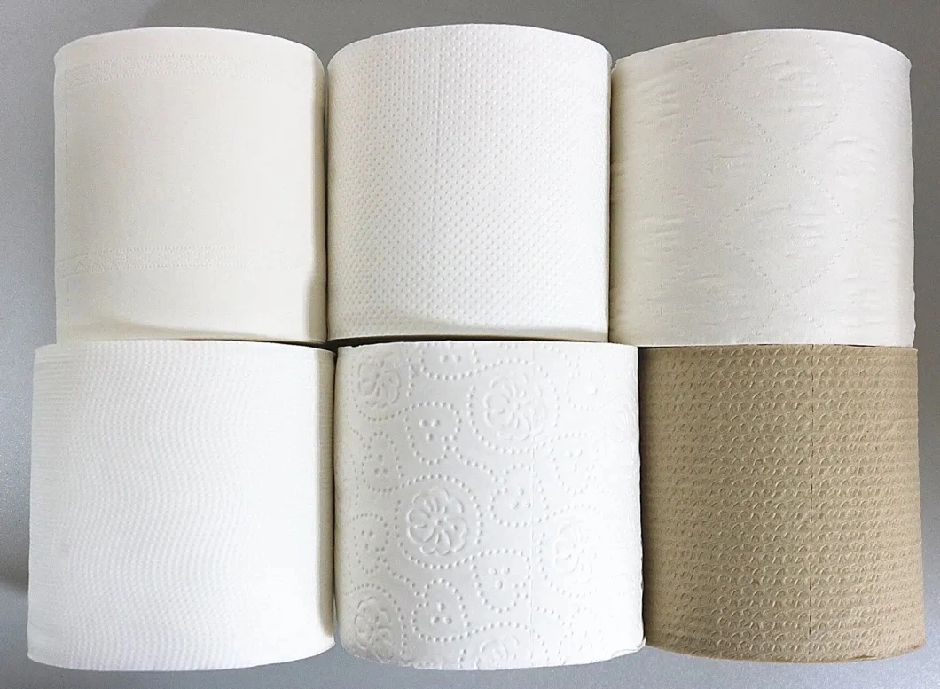 Soft, Strong and Highly Absorbent 4-Ply Toilet Tissue Cotton Roll Paper