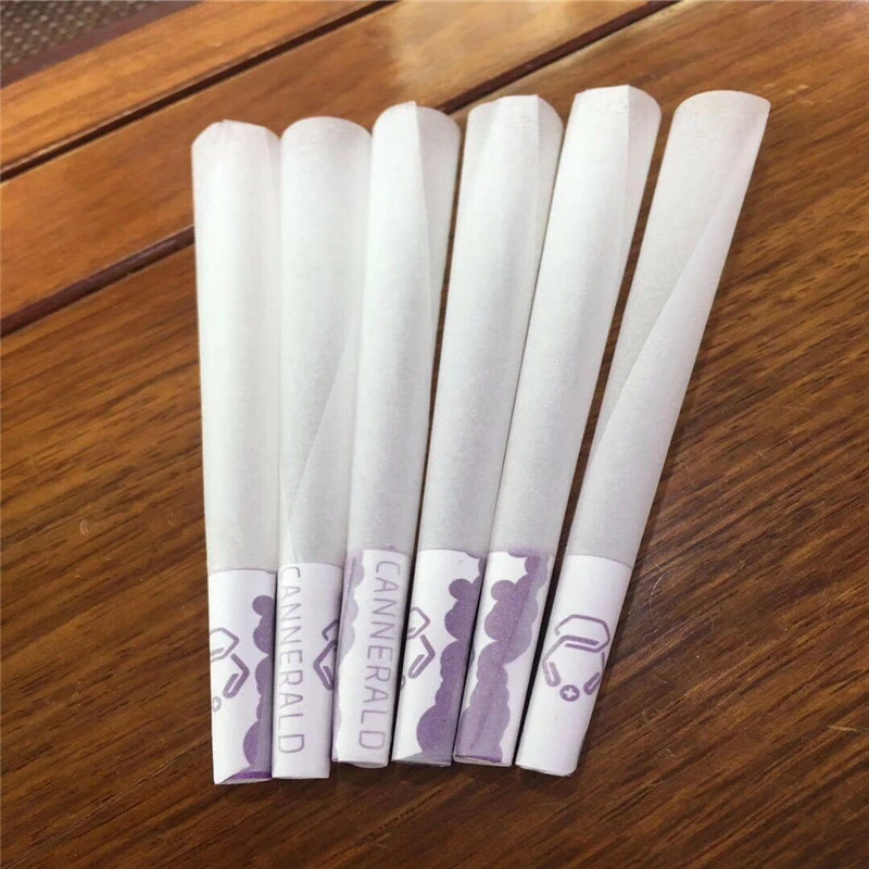 Whole Sale Pre-Rolled Cone Filter Tips Personalized Unbleached Hemp Smoking Rolling Paper Cones