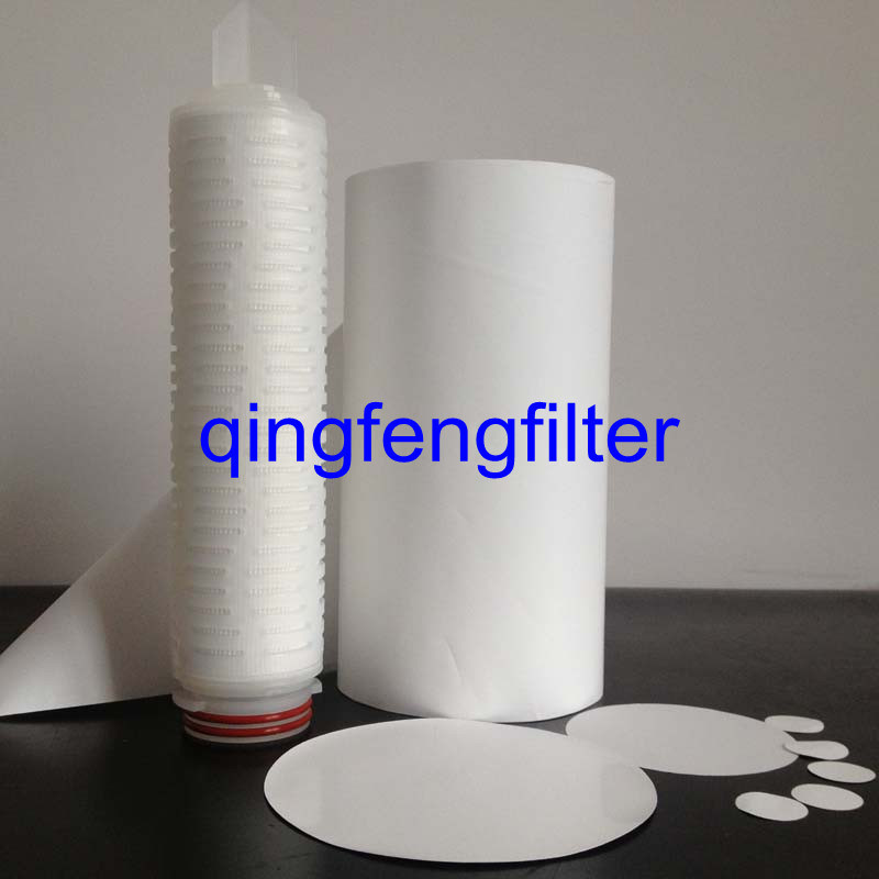 0.22 Micron Hydrophobic PTFE Filter Membrane for Air Filtration