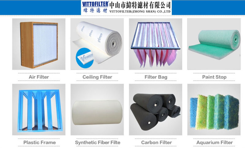 Ceiling Filter with Net (VDF-630G) Cut to Fit Air Filter Medium Filter Roof Filter