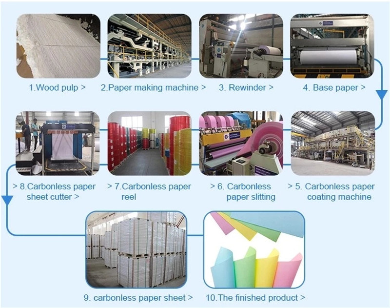 Factory 100% Wood Pulp Carbonless Copy Paper, NCR Paper