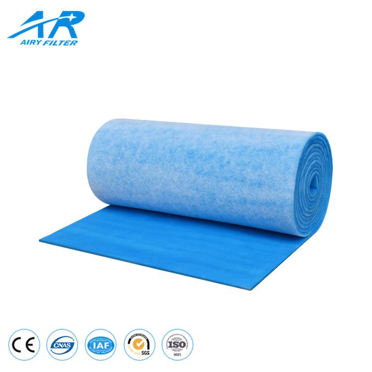 High Quality Blue and White Synthetic Fiber Paint Stop Filter