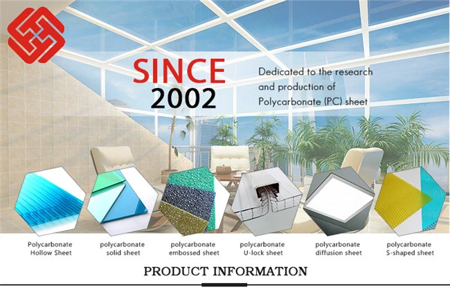 High Quality UV Protected Colored Solid Polycarbonate Sheet