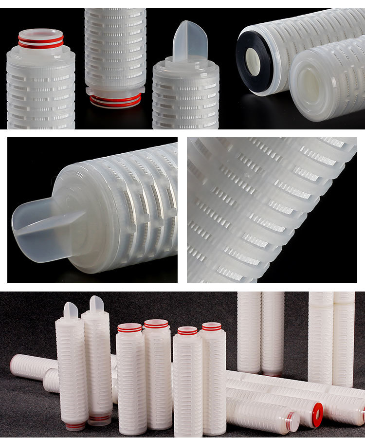 Air Filter Hydrophobic PTFE Pleated Cartridge Filter for Air Filtration