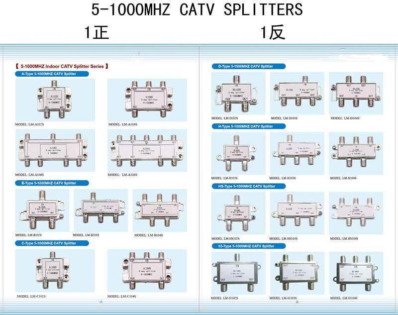 47-1000MHz Indoor CATV Filter (SHJ-FI03)