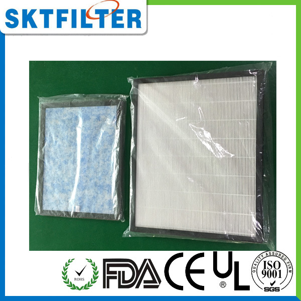 H13 H14 Synthetic Paper Mini Pleated HEPA Filter