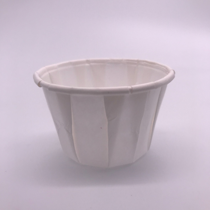 1 Oz Disposable Pleated Paper Souffle Cup