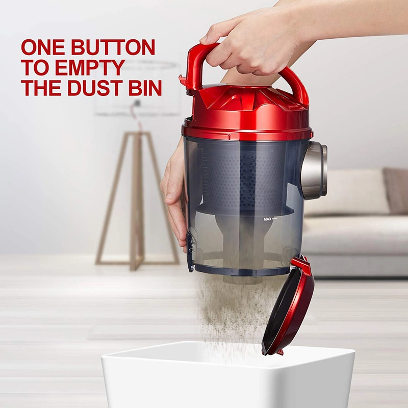 Corded Bagless Canister Vacuum Cleaner with HEPA Air Outlet Filter