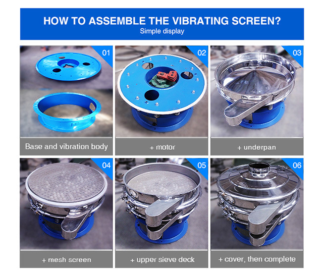 High Screening Efficiency Edible Oil Vibrating Sieving Filter Equipment