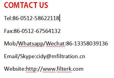 Filterk Replacement 90/559 Suppliers of Filters Natural Gas Production Filter