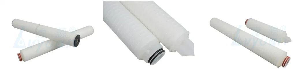 China Manufacturer Best Price 0.45 Micron Absolute Pleated Water Filter Cartridge for Water Filtration