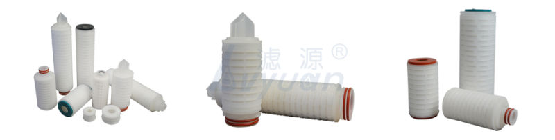 PP/Pes/N6/PTFE Membrane Pleated Filter Cartridge for Water Treatment
