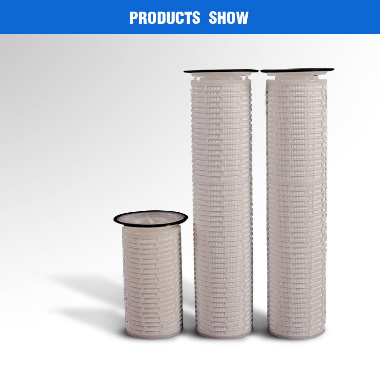 Cost Effective High Flow Pleated Water Filter Cartridge for Bag Housing