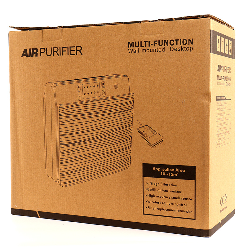 2020 Manufacture Portable Ionizer Air Purifier HEPA Filter UV Sterilization