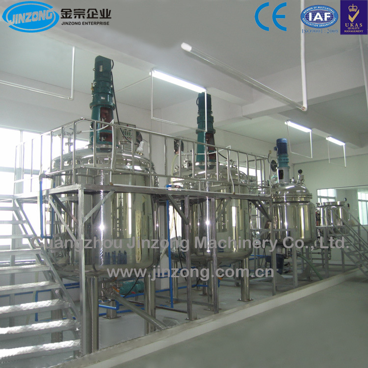 Electric Heating 5000L Liquid Chemical Blending Tank Industrial Mixer