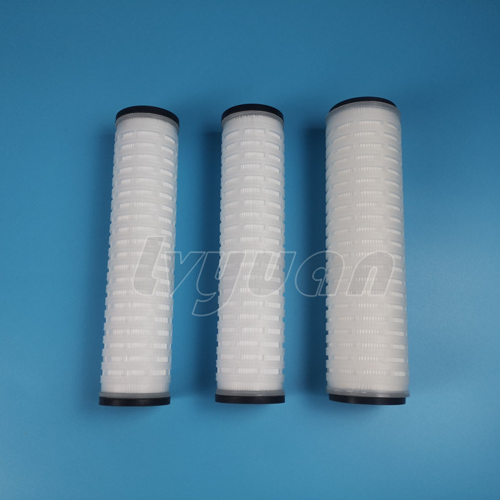 DOE 0.45 Microns PP Pleated Membrane Pleated Water Filter with Silicone EPDM Gasket