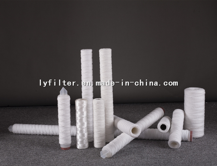 Cotton Wire String Wound 10 Micron Filter Cartridge with Length 254mm