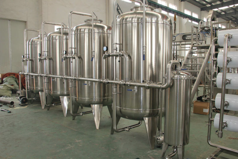 Factory Price 1000L to 5000L Waste Water Treatment Filters / Plant