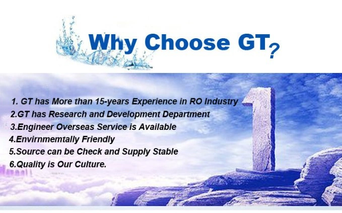 Gt RO Membrane Filter Price Pure Water RO Membrane 4021 2540 4040 8040