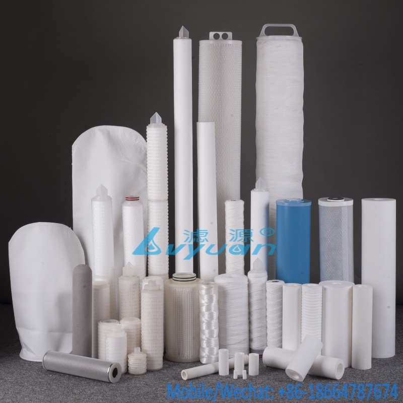 0.22 0.45 5 Um Micron Pleated Cartridge Filter for PP/PTFE/Pes Membrane
