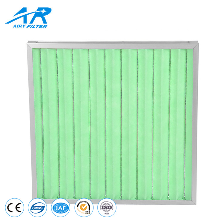 Air Purification Washable Pleated Pre Panel Filter with Excellent Service