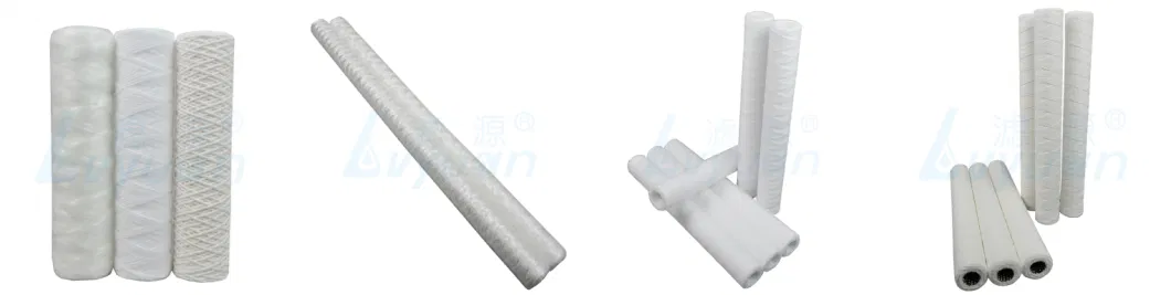 5 Micron 10 Inch Fiberglass String Wound Filter Cartridge Sediment Water Cartridge