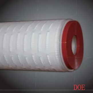 20 Inch Pleated Filter 0.2 0.45 Micron PTFE Membrane Filter Cartridge with Stainless Steel Filter Core