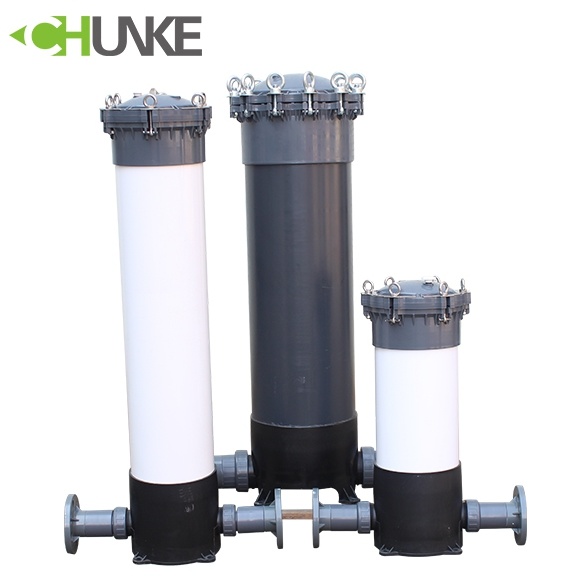 PVC / Ss 20" PP Cartridge Water Filter Housing Equipment
