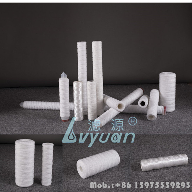 Industrial PP 10 20 30 40 Inch Water Filter Cartridge Yarn for 5 Micron Sediment Filtration