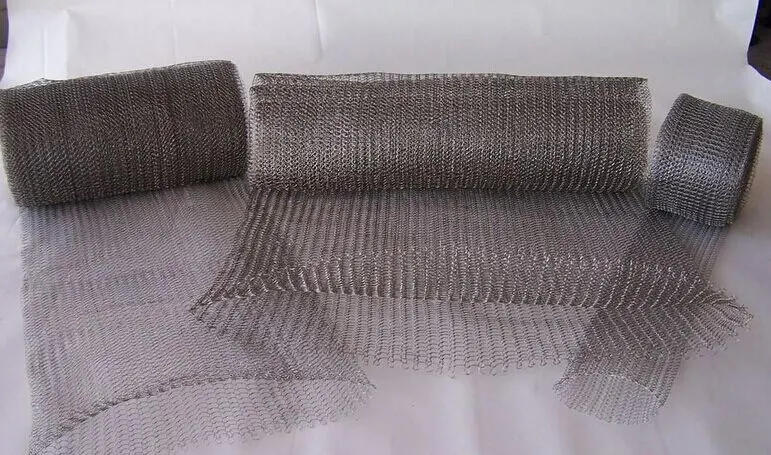 Ss 316, 304 Gas- Liquid Filter /Knitted Filter Wire Mesh