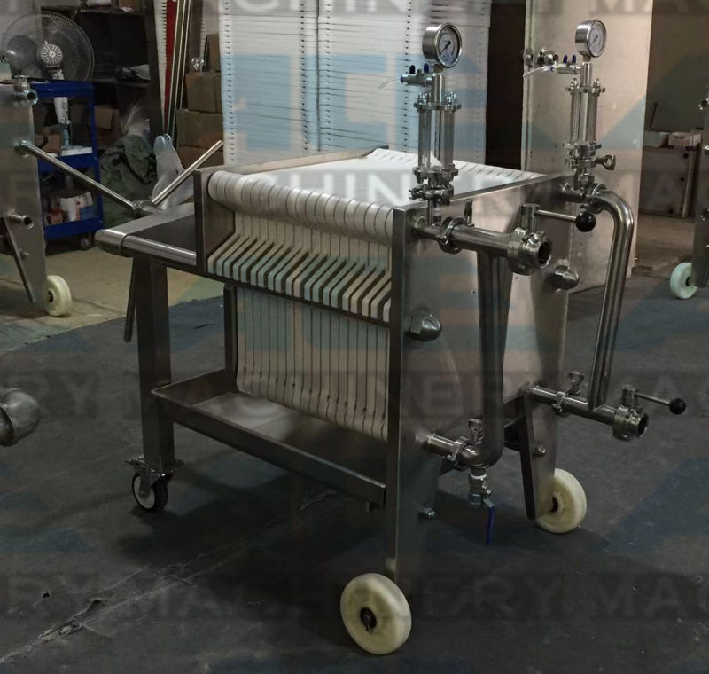 Small Scale Filter Press with Material Stainless Steel Filter Press