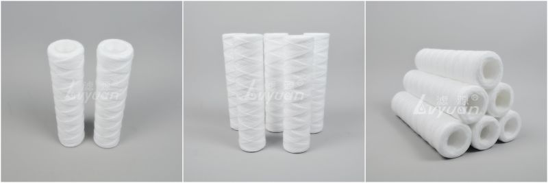 Food Grade Polypropylene /PP ISO Certificate 5 Micron Filter Cartridge for Industrial Water Filtration