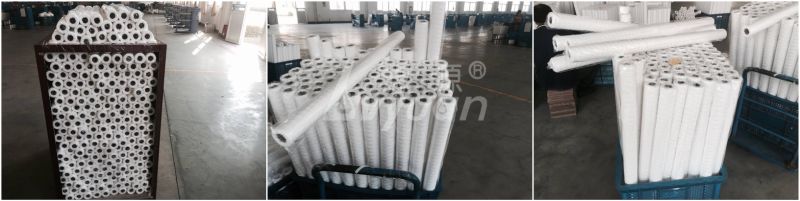 Food Grade Polypropylene /PP ISO Certificate 5 Micron Filter Cartridge for Industrial Water Filtration