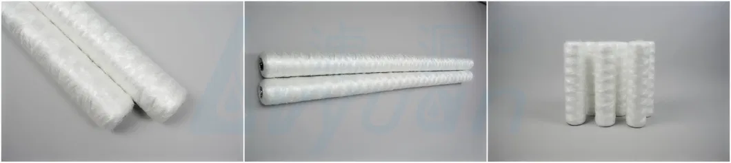 5 Micron 10 Inch Fiberglass String Wound Filter Cartridge Sediment Water Cartridge