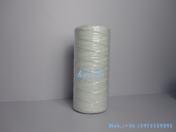 20 Inch (508mm) PP Yarn String Wound 5 Micron Water Filter Cartridge for Water Pre Treatment