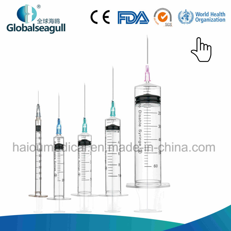 Ce ISO Medical Device Prevent Reuse Disposable Auto Disable Syringe for Adult and Children
