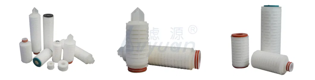 China Manufacturer Best Price 0.45 Micron Absolute Pleated Water Filter Cartridge for Water Filtration