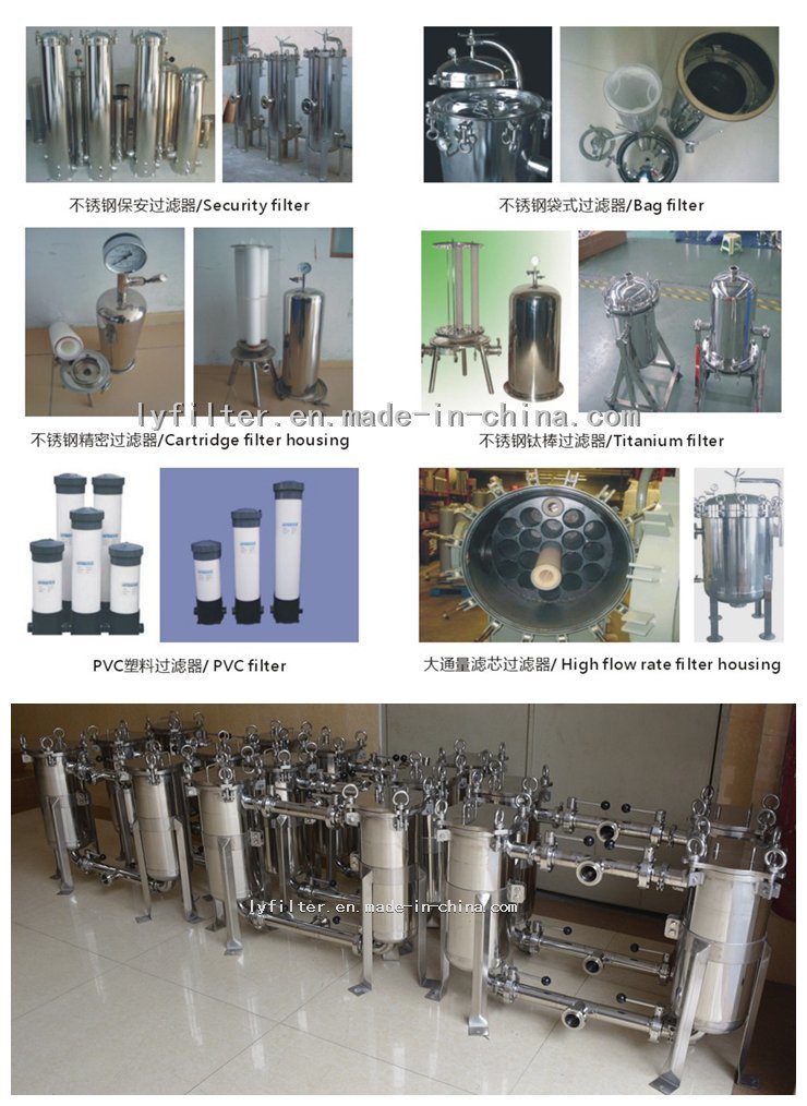 High Quality Liquid and Air Stainless Steel Filter Housing