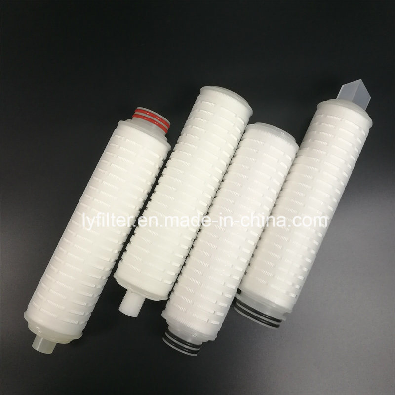 Folded Pleated PP Membrane Cartridge Filters Industrial Filter 5 Micron