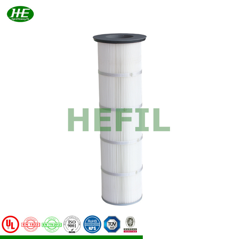 Industrial Air Cartridge Filter Dust Collector HEPA Cartridge