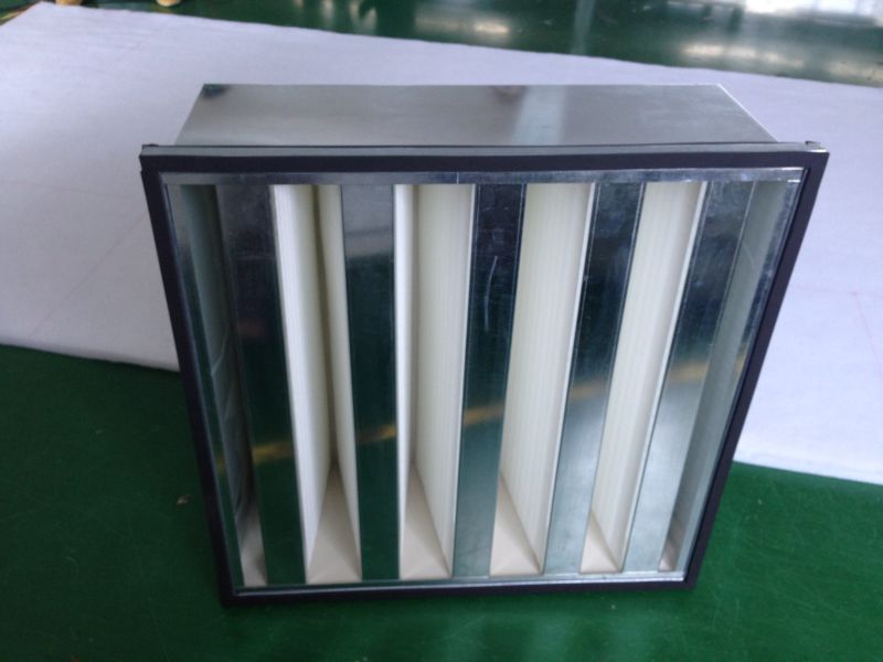 HEPA V-Cell Filters Rigid Extended Surface Panel Filter