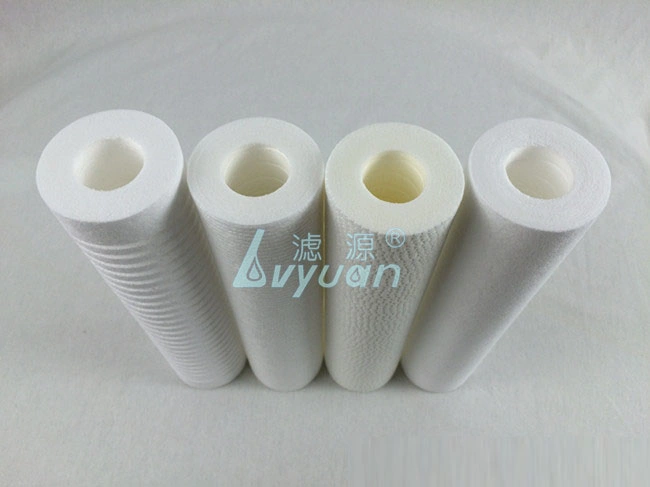 Different Sizes Polypropylene Spun PP Water Filter Cartridge for Water Pre Treatment