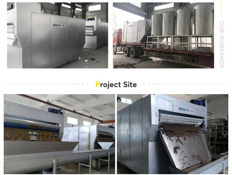 Horizontal Sludge Belt Filter Press for Sewage Treatment Plant Process