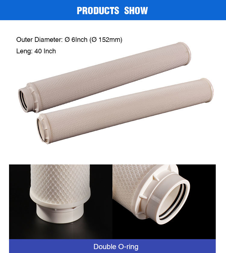 Darlly PP Pleated High Flow Filter Cartridge for Food and Beverage