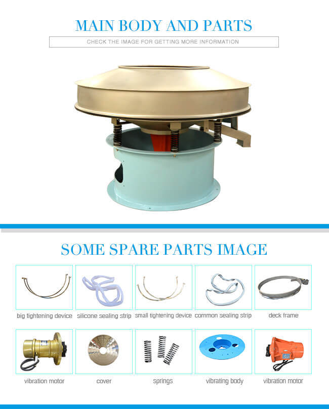 Stainless Steel Slurry Vibrating Sieve for Liquid Filtration