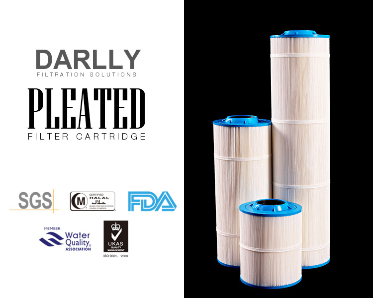 Pleated Prefiltration Water Filter Cartridge Big Flow Filter Cartridge